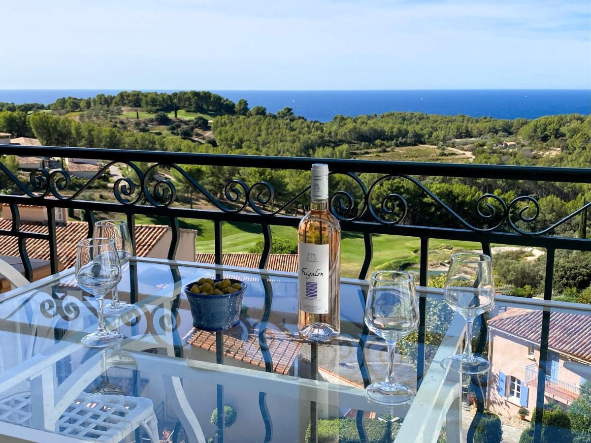 T3 Vue Mer Exceptionnelle Au Domaine Fregate Bandol Saint-Cyr-sur-Mer Bagian luar foto